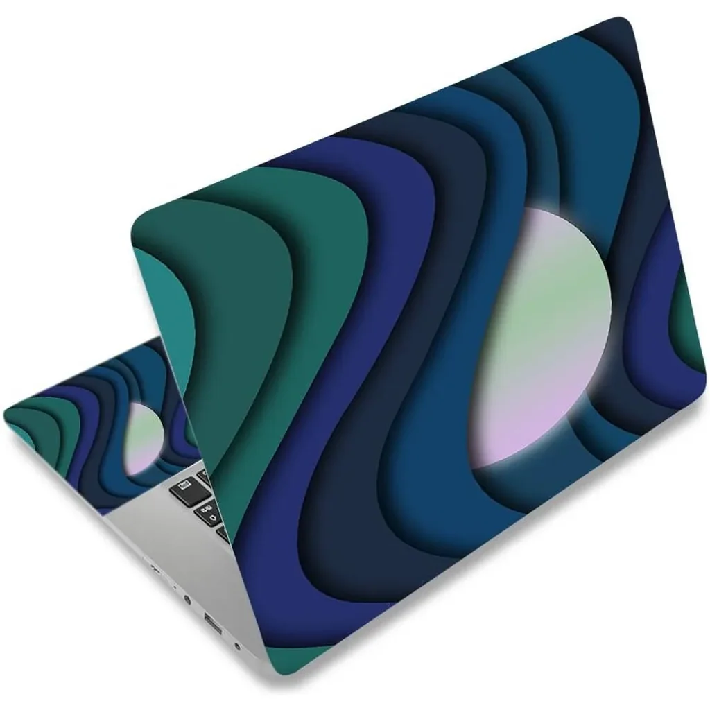 ALAYRA Laptop Skin Sticker Decal, 12" 13" 13.3" 14" 15" 15.4" 15.6" Laptop Skin Sticker Protector Cover for Toshiba Hp Samsung Dell Apple Acer Leonovo Sony Asus Laptop Notebook (3D Fluids 3) 01 - Image 4