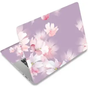 ALAYRA Laptop Skin Sticker Decal, 12" 13" 13.3" 14" 15" 15.4" 15.6" Laptop Skin Sticker Protector Cover for Toshiba Hp Samsung Dell Apple Acer Leonovo Sony Asus Laptop Notebook (Beautiful Flower) 01
