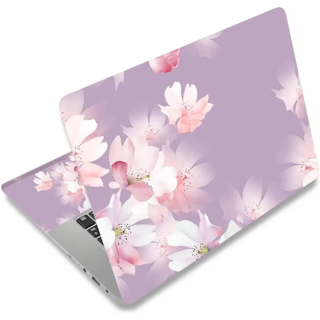 ALAYRA Laptop Skin Sticker Decal, 12" 13" 13.3" 14" 15" 15.4" 15.6" Laptop Skin Sticker Protector Cover for Toshiba Hp Samsung Dell Apple Acer Leonovo Sony Asus Laptop Notebook (Beautiful Flower) 01 - Image 4