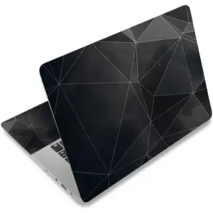 ALAYRA Laptop Skin Sticker Decal, 12" 13" 13.3" 14" 15" 15.4" 15.6" Laptop Skin Sticker Protector Cover for Toshiba Hp Samsung Dell Apple Acer Leonovo Sony Asus Laptop Notebook (Black Triangle) 01