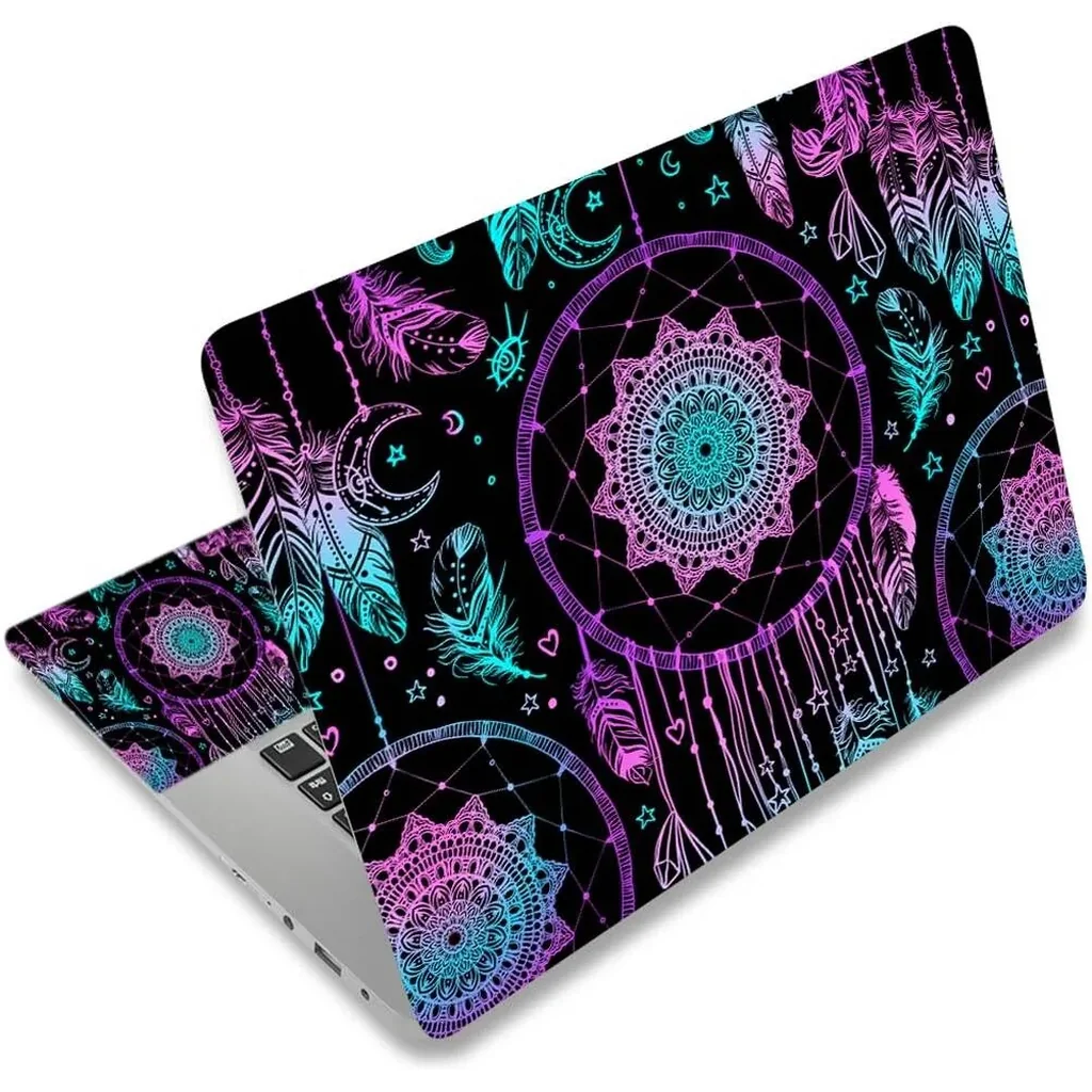 ALAYRA Laptop Skin Sticker Decal, 12" 13" 13.3" 14" 15" 15.4" 15.6" Laptop Skin Sticker Protector Cover for Toshiba Hp Samsung Dell Apple Acer Leonovo Sony Asus Laptop Notebook (Dream Catcher) 01