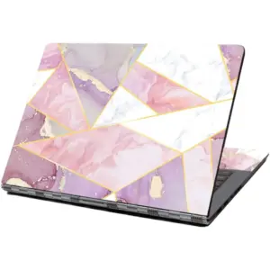 ALAYRA Laptop Skin Sticker Decal, 12" 13" 13.3" 14" 15" 15.4" 15.6" Laptop Skin Sticker Protector Cover for Toshiba Hp Samsung Dell Apple Acer Leonovo Sony Asus Laptop Notebook (Pink Marble) 01