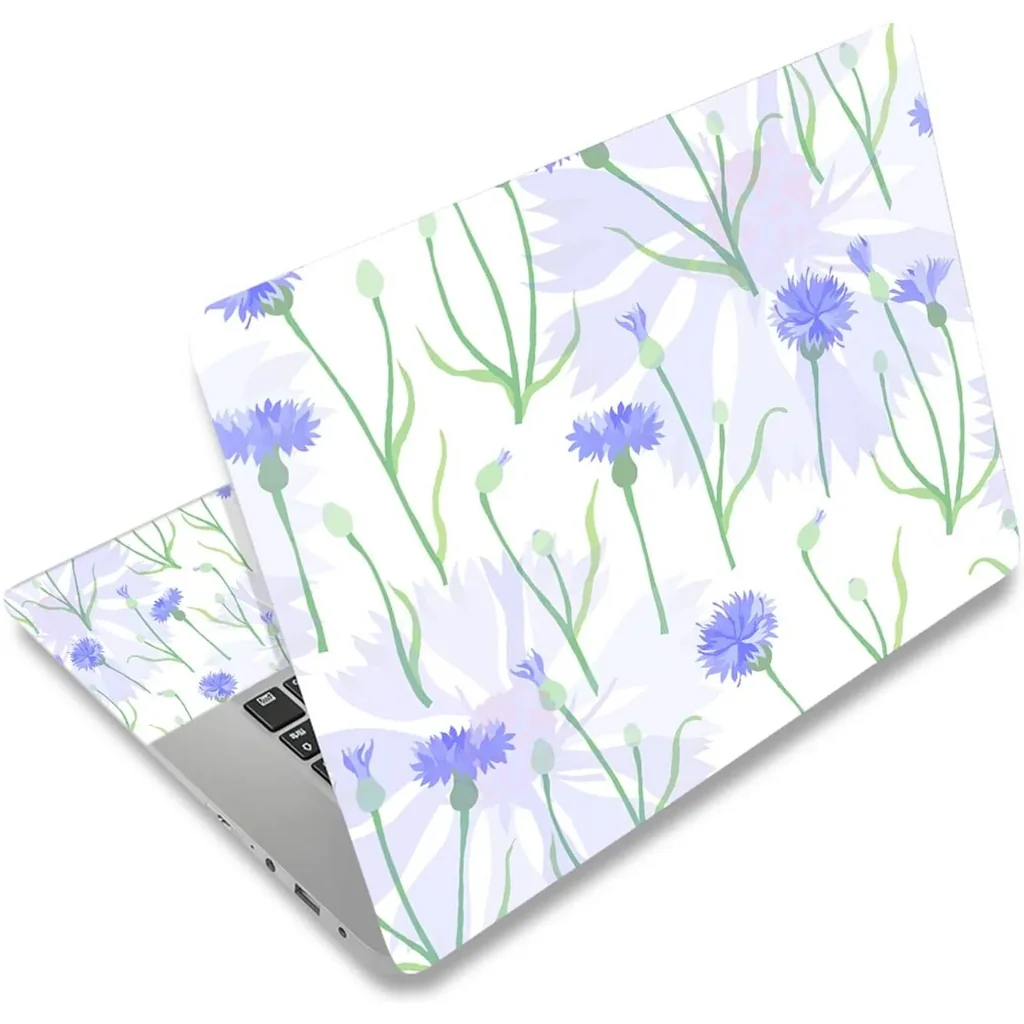 ALAYRA Laptop Skin Sticker Decal, 12" 13" 13.3" 14" 15" 15.4" 15.7 inch Laptop Universal Reusable Vinyl Skin Stickers Cover Art Decal Notebook PC Personalized Protector-Spring Flush 01