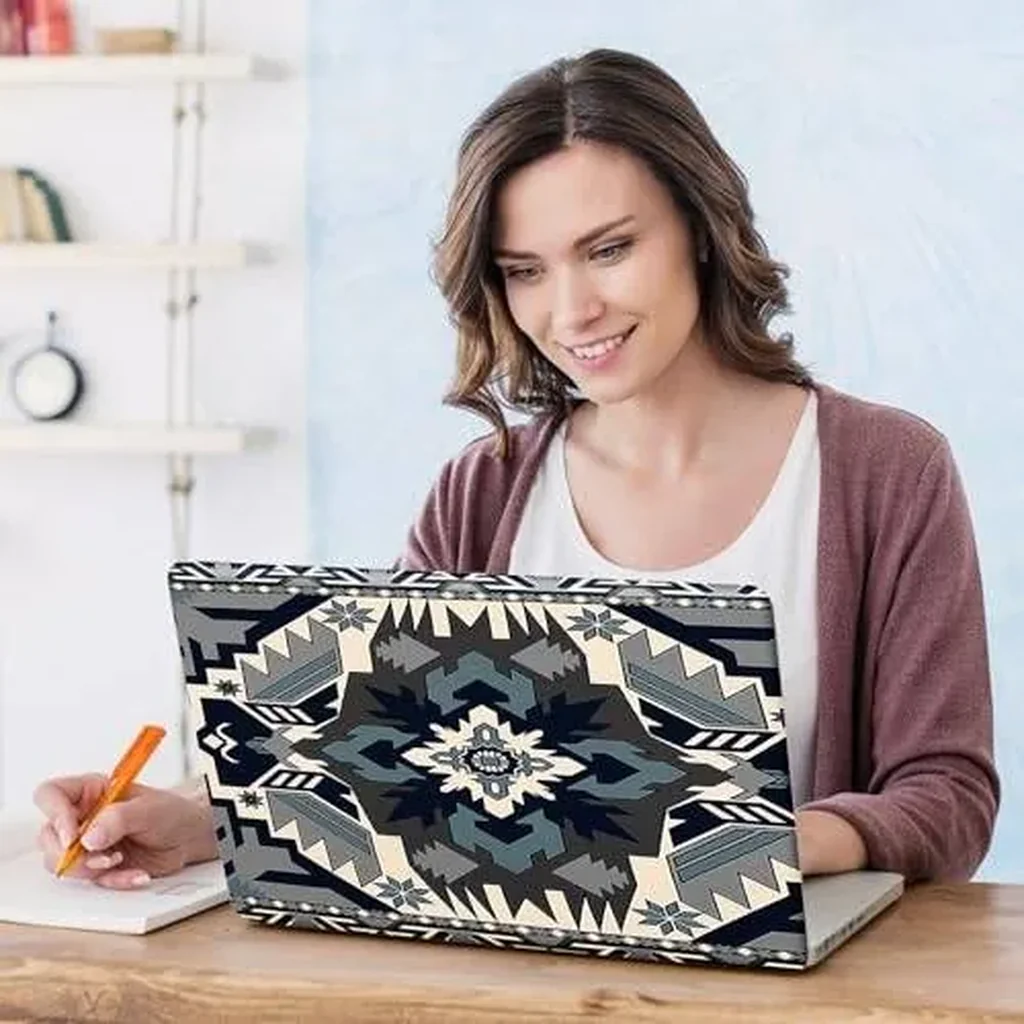 ALAYRA Laptop Skin Sticker Decal, 12" 13" 13.3" 14" 15" 15.4" 15.8 inch Laptop Universal Reusable Vinyl Skin Stickers Cover Art Decal Notebook PC Personalized Protector-Boho Art 01 - Image 6