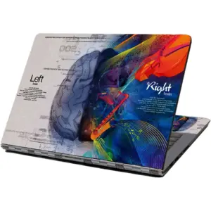 ALAYRA Laptop Skin Sticker Decal, 14 15 15.4 15.6 Protector Cover for Toshiba Hp Samsung Dell Apple Acer Leonovo Sony Asus Notebook (Left Right Brain) 01