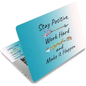 ALAYRA Laptop Skin Sticker Decal, 16" 16.5 17 17.3 inch Laptop Universal Reusable Vinyl Skin Stickers Art Cover Decal Notebook PC Personalized Protector (Inspiration Quote) 01