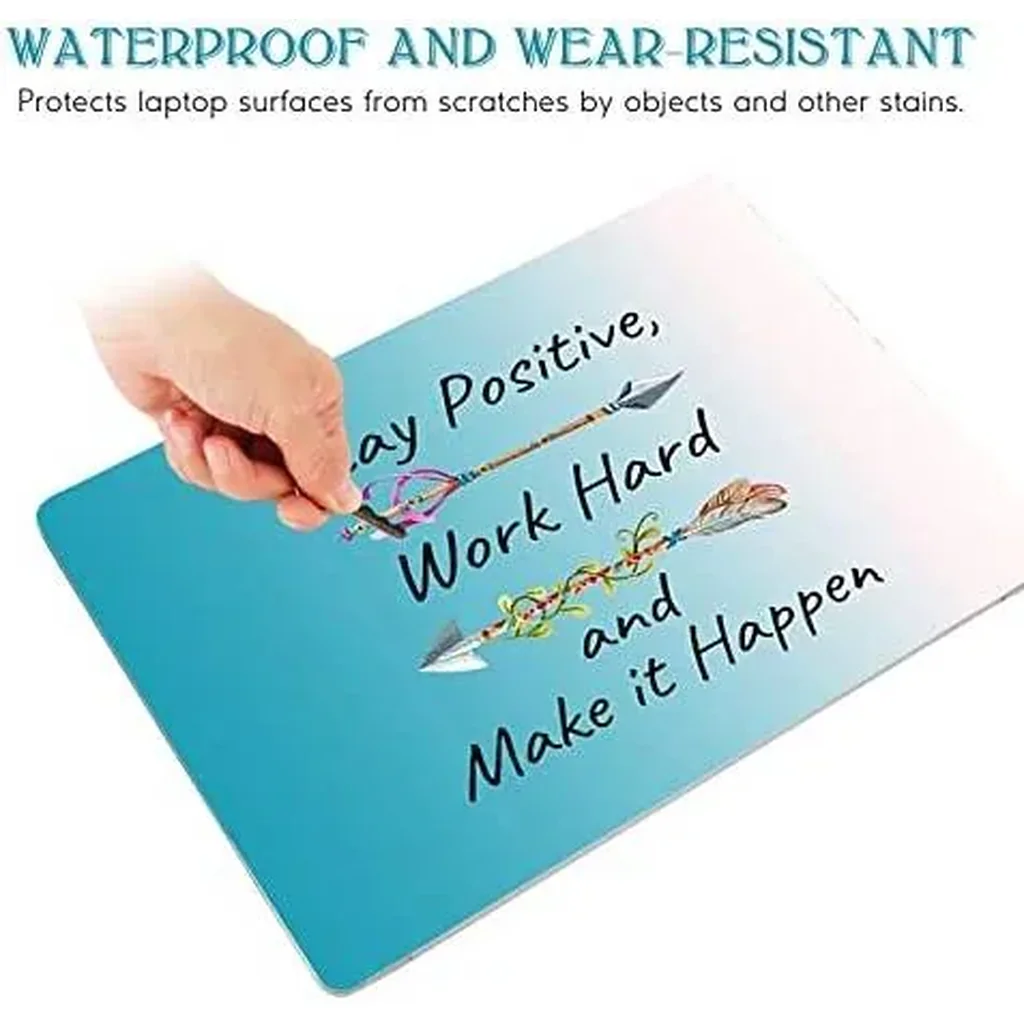 ALAYRA Laptop Skin Sticker Decal, 16" 16.5 17 17.3 inch Laptop Universal Reusable Vinyl Skin Stickers Art Cover Decal Notebook PC Personalized Protector (Inspiration Quote) 01 - Image 2