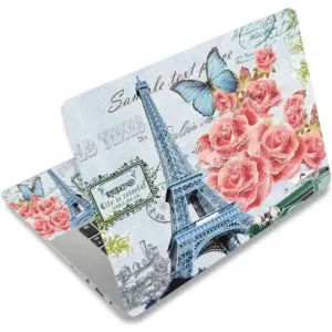 ALAYRA Laptop Skin Sticker Decal, Eiffel Tower 12 13 13.3 14 15 15.4 15.6 inch Laptop Skin Sticker Cover Art Decal Protector Notebook PC Skin FY-NEK-024 01