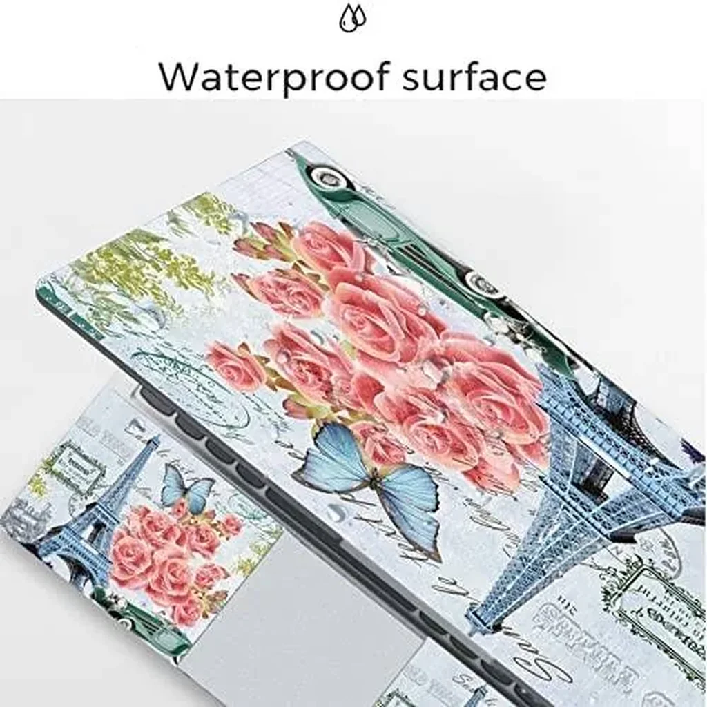 ALAYRA Laptop Skin Sticker, 13.3 14 15 15.4 15.6 inch Laptop Skins, Universal Vinyl Decal, Dustproof Scratch Resistant Reusable Cover Protector with Free 2 Wrist Pads (Butterfly 3) 01 - Image 3