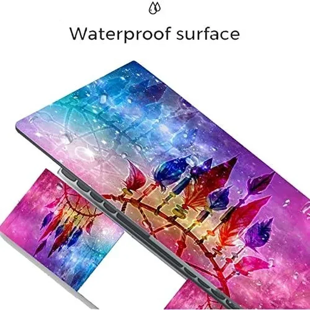 ALAYRA Laptop Skin Sticker, 13.3 14 15 15.4 15.6 inch Laptop Skins, Universal Vinyl Decal, Dustproof Scratch Resistant Reusable Cover Protector with Free 2 Wrist Pads (Dream Catcher) 01 - Image 3