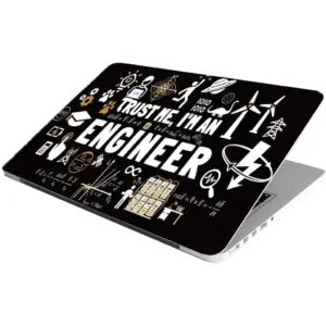 ALAYRA Laptop Skin Stickers Bubble-Free HD Quality Sticker for Laptops Upto 15.6" Compatible with Apple/Dell/HP/Lenovo/Acer/Asus/Sony (Dustproof, Waterproof, Scratchproof, Reusable) - ENGINEER3 01