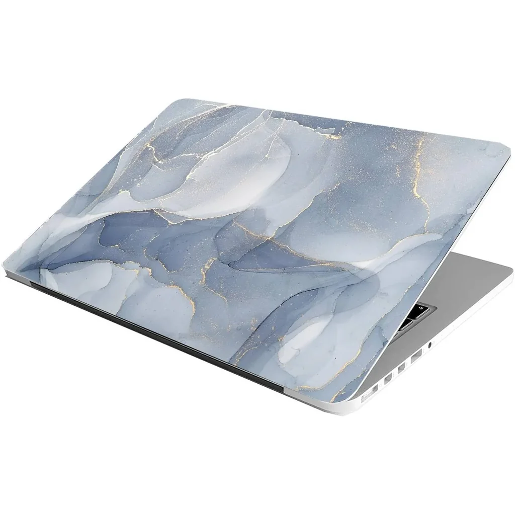 ALAYRA Laptop Skin Stickers Bubble-Free HD Quality Sticker for Laptops Upto 15.6" Compatible with Apple/Dell/HP/Lenovo/Acer/Asus/Sony (Dustproof, Waterproof, Scratchproof, Reusable) - Navy MARBLE3 01