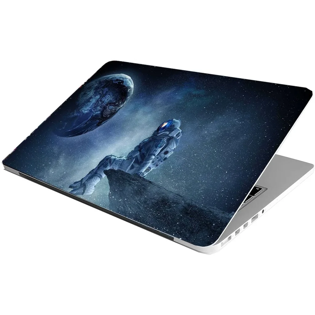 ALAYRA Laptop Skin Stickers Cover HD Quality Sticker for Laptops Upto 15.6'' (Dustproof, Waterproof, Scratchproof, Reusable) - BL Astro Ron 01