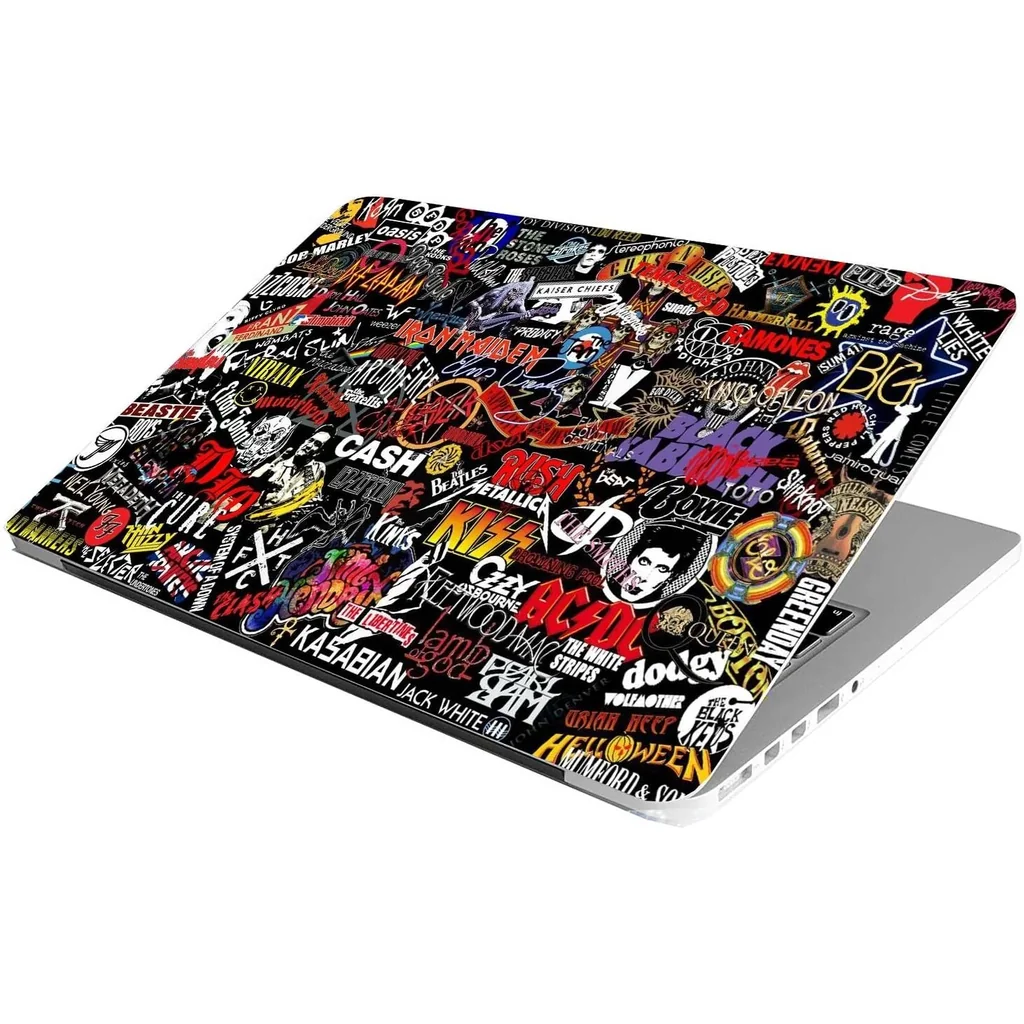 ALAYRA Laptop Skin Stickers HD Quality Sticker for Laptops Upto 15.6" (Dustproof, Waterproof, Scratchproof, Reusable) - Music Bomb 01 - Image 4