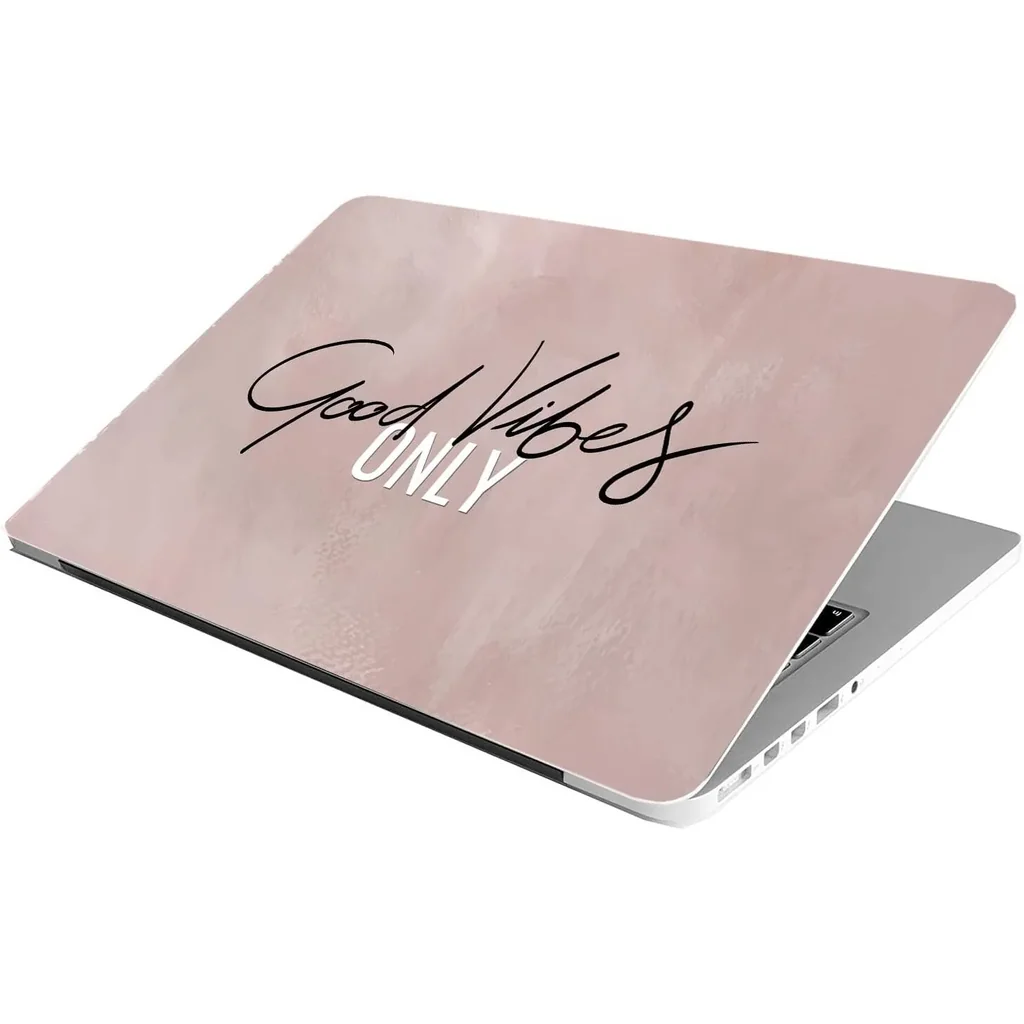 ALAYRA Laptop Skin Stickers HD Quality Sticker for Laptops Upto 15.6" (Dustproof, Waterproof, Scratchproof, Reusable) - Vibes Ron 01
