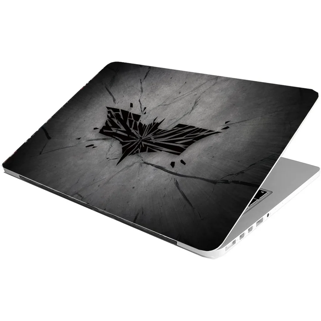 ALAYRA Laptop Skin Stickers HD Quality Sticker for Laptops Upto 15.6" Compatible with Apple/Dell/HP/Lenovo/Acer/Asus/Sony (Dustproof, Waterproof, Scratchproof, Reusable)-Batman BK ANM 01