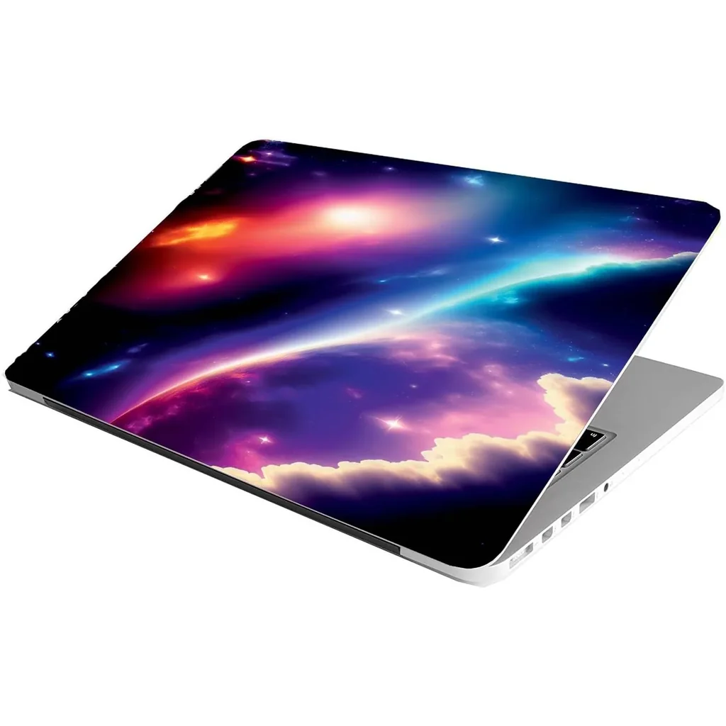 ALAYRA Laptop Skin Stickers HD Quality Sticker for Laptops Upto 15.6" Compatible with Apple/Dell/HP/Lenovo/Acer/Asus/Sony (Dustproof, Waterproof, Scratchproof, Reusable)-Cloud 01