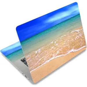 ALAYRA Laptop Skin Vinyl Sticker Decal, 12" 13" 13.3" 14" 15" 15.4" 15.6 inch Cover Art Decal Protector Fits HP Dell Lenovo Compaq Apple Asus Acer (Beach) 01