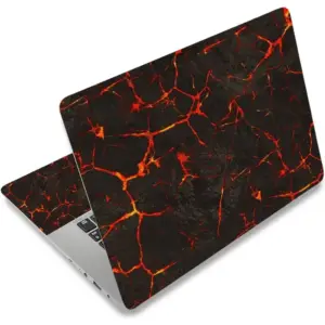 ALAYRA Laptop Skin Vinyl Sticker Decal, 12" 13" 13.3" 14" 15" 15.4" 15.6 inch Laptop Skin Sticker Cover Art Decal Protector Fits HP Dell Lenovo Compaq Apple Asus Acer (Fire Rock) 01