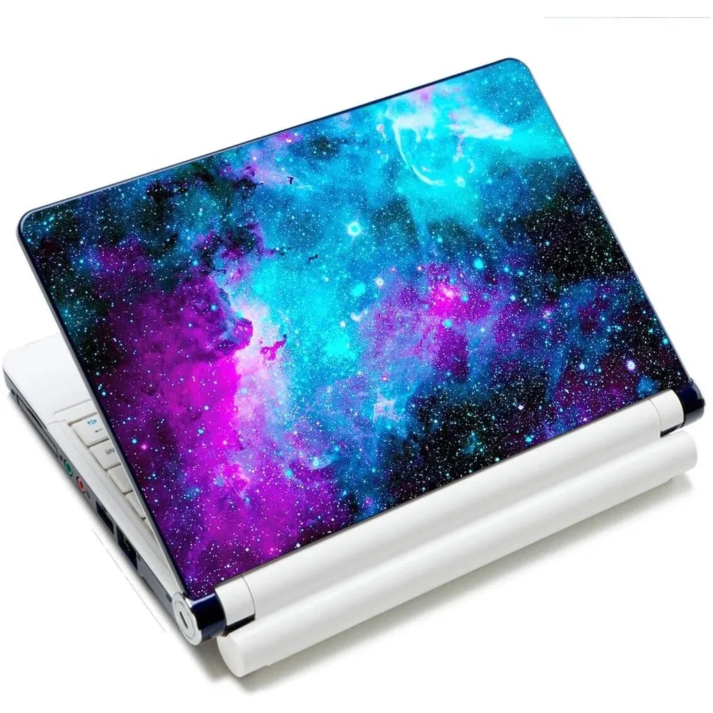 ALAYRA Laptop Skin Vinyl Sticker Decal, 12" 13" 13.3" 14" 15" 15.4" 15.6 inch Laptop Skin Sticker Cover Art Decal Protector Fits HP Dell Lenovo Compaq Apple Asus Acer (Galaxy) 01
