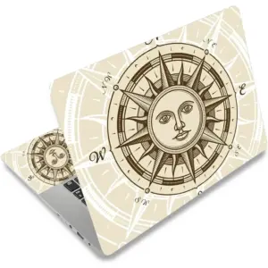 ALAYRA Laptop Sticker, 15.6 x 5.9 Inch, Mandala, PVC, Custom Protector - PC Notebook 01