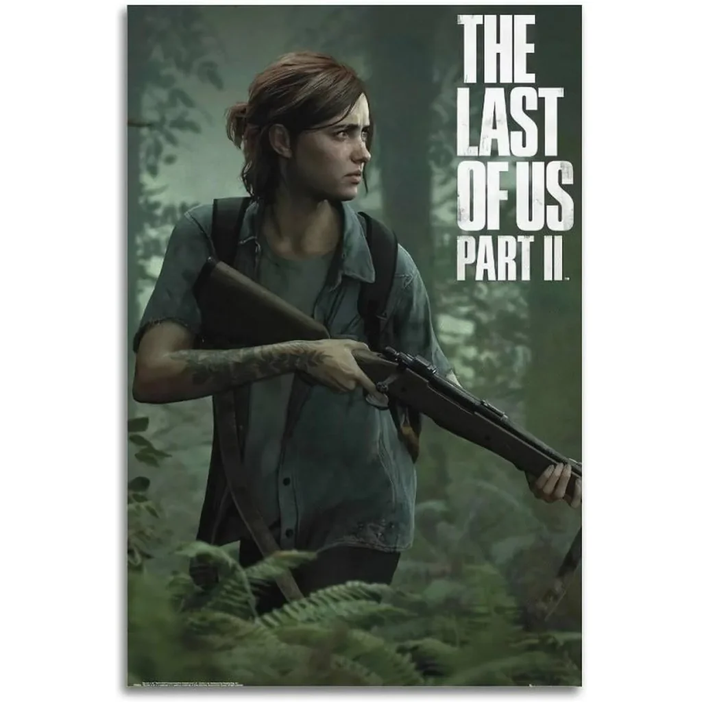 ALAYRA Last Of Us Posters Canvas Posters Decorative Room Aesthetic Bedroom Decor Wall Art Office Home Decor Festival Best Gift For Family Friends 12x18inch(30x45cm) Unframe-style 01
