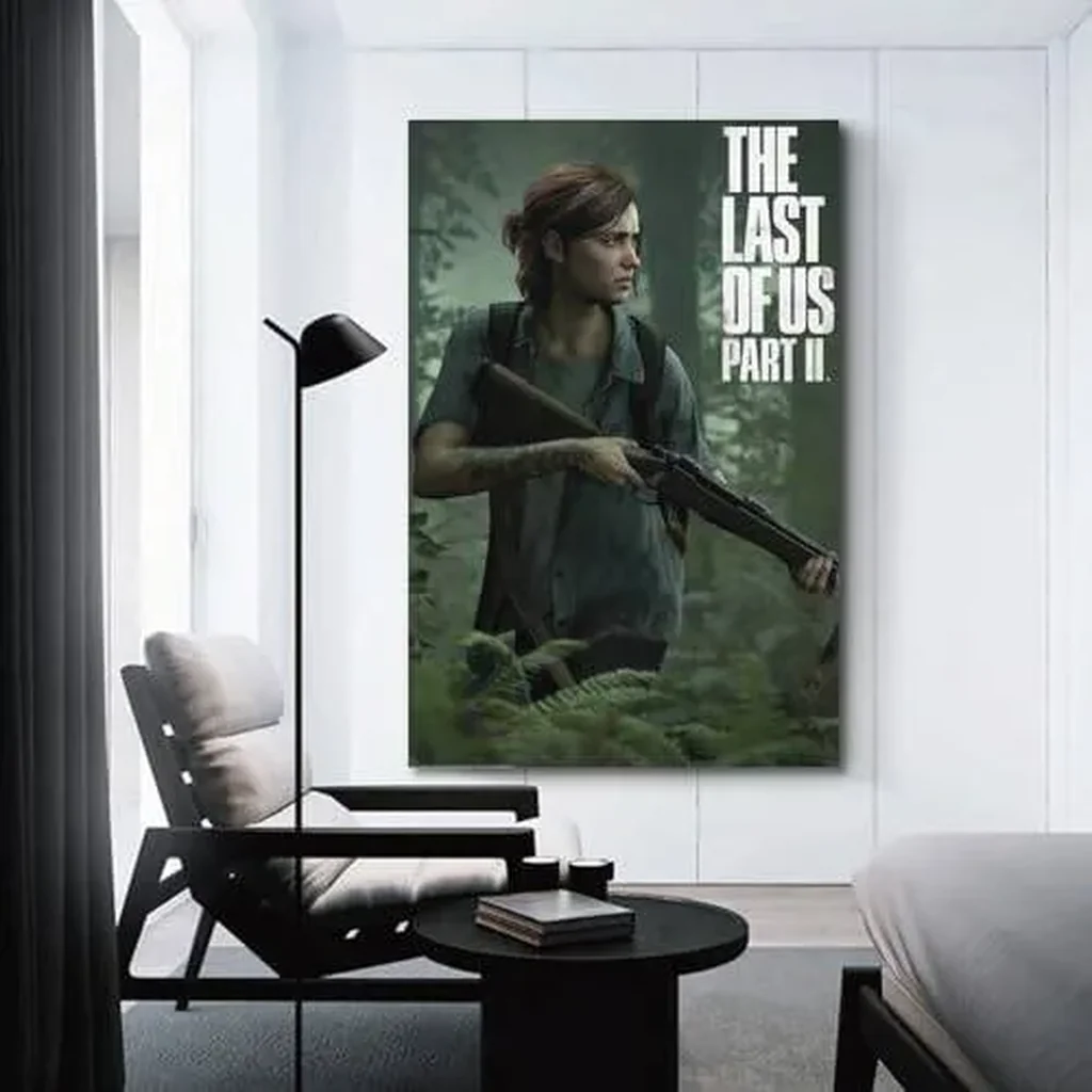 ALAYRA Last Of Us Posters Canvas Posters Decorative Room Aesthetic Bedroom Decor Wall Art Office Home Decor Festival Best Gift For Family Friends 12x18inch(30x45cm) Unframe-style 01 - Image 2