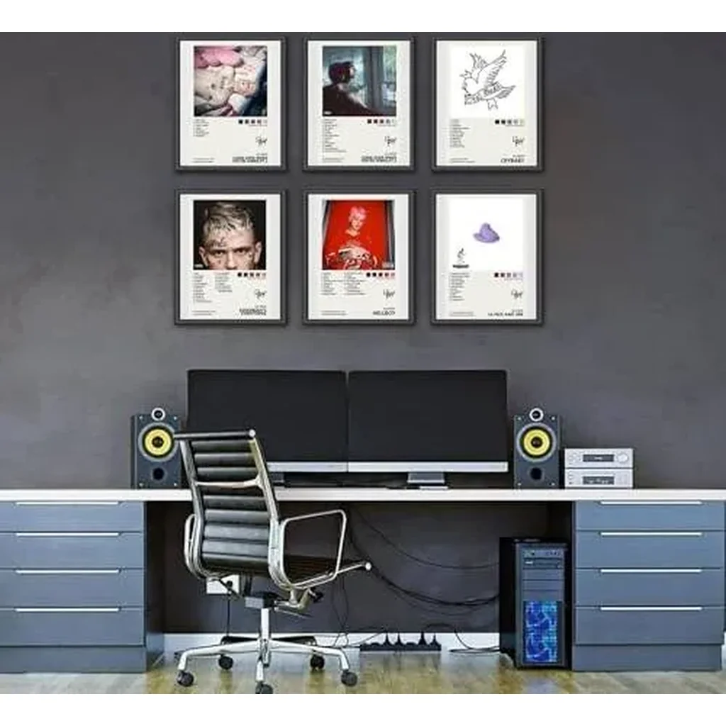 ALAYRA Lil Poster Peep Music Album Cover Signed Limited Canvas Poster (Set of 5) Unframed8inx12in(20x30cm) 01 - Image 2