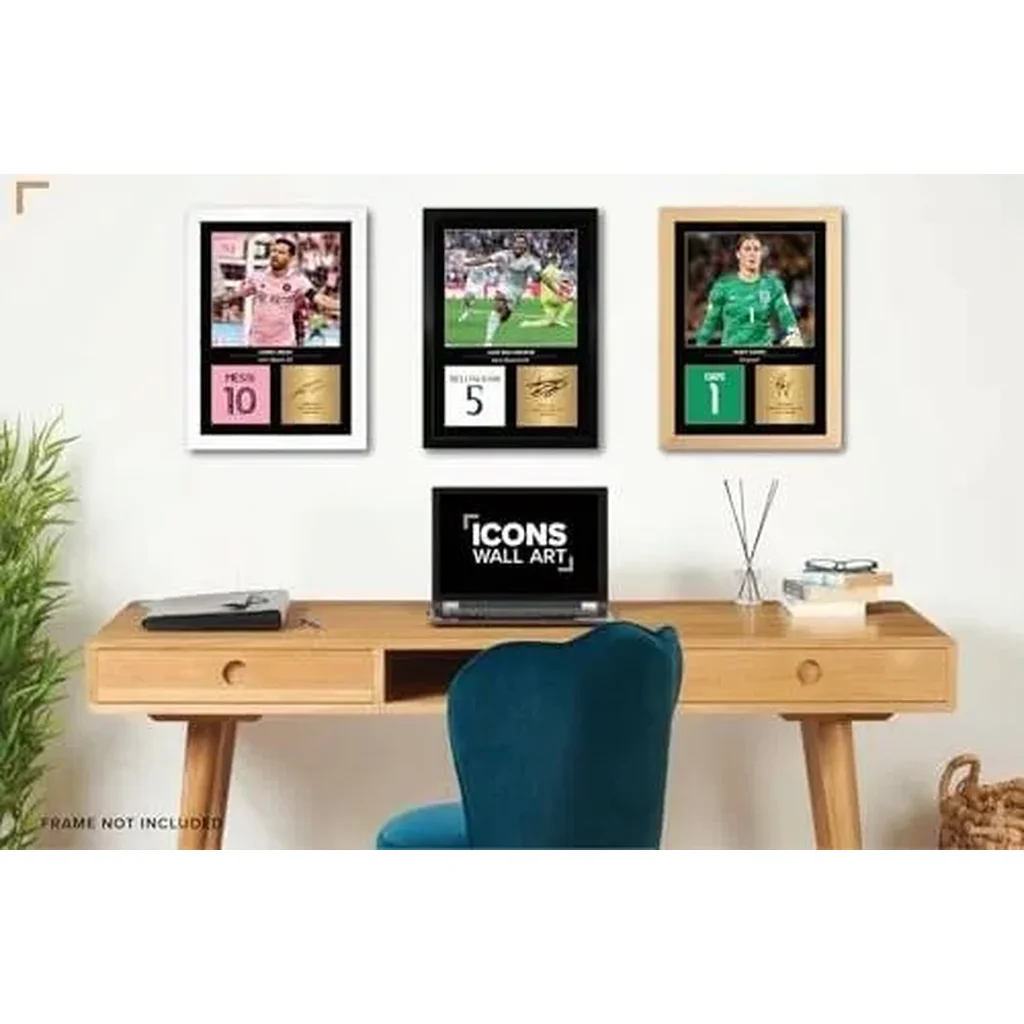 ALAYRA Lionel Messi Signed A4 Printed Photo Picture Display Gift For PSG Fans Digitally Reproduced Signature Unframed 01 - Image 3