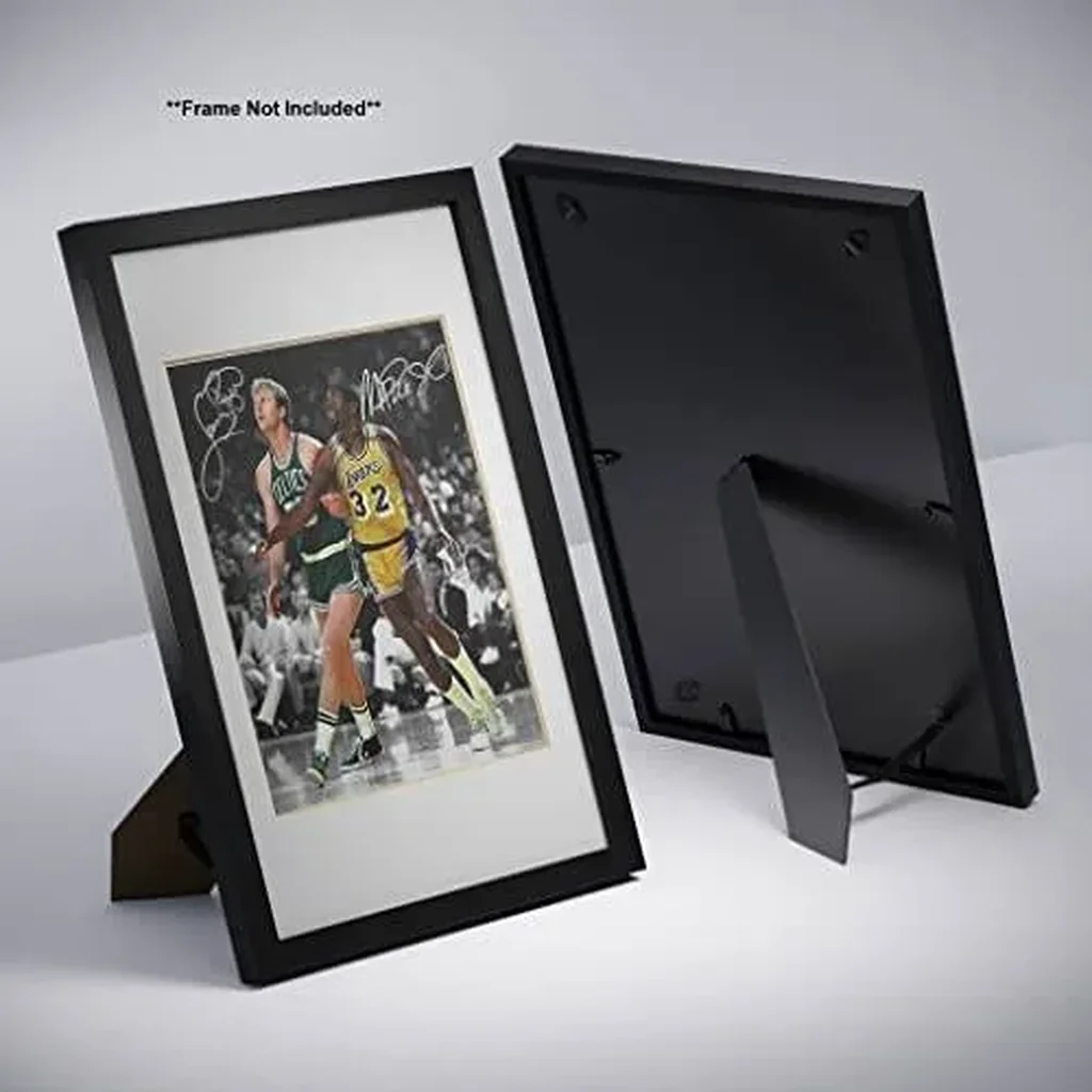 ALAYRA Magic Johnson Larry Bird Signed Photo Autograph Print Wall Art Home Decor 01 - Image 2