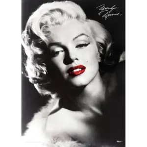 ALAYRA Marilyn Monroe Red Durable 17 x 24" Wall Art NOT Made of Paper Officially Licensed Collectible 01