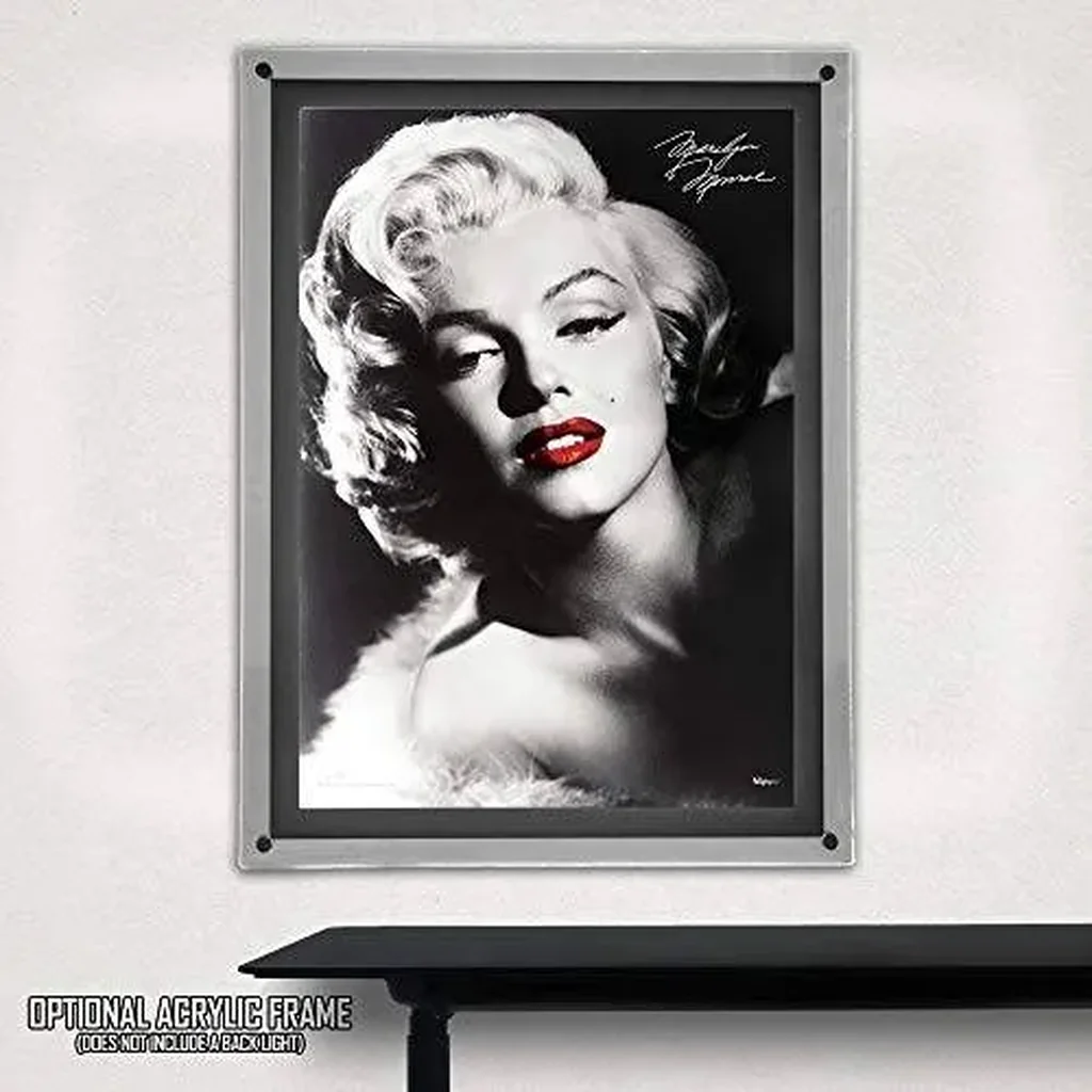 ALAYRA Marilyn Monroe Red Durable 17 x 24" Wall Art NOT Made of Paper Officially Licensed Collectible 01 - Image 5