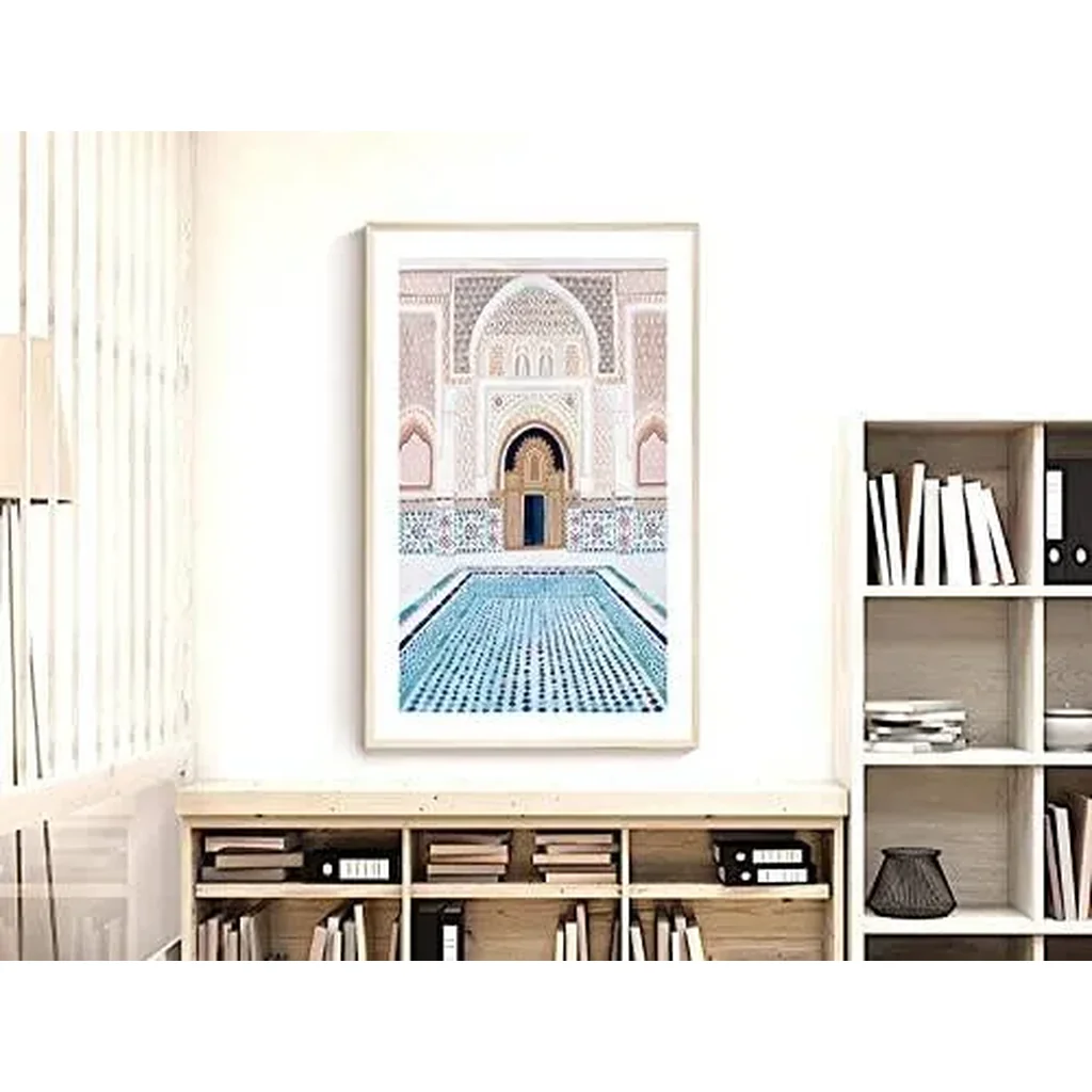 ALAYRA Marrakech Art Print, Morocco Art Print, Medersa Ben Youssef, Travel Print, Travel Poster, Moroccan Decor, Housewarming Gift (Unframed) (11x14) 01 - Image 4