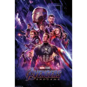 ALAYRA Marvel Cinematic Universe - Avengers - Endgame - One Sheet Wall Poster, 22.375" x 34", Premium Unframed Version 01
