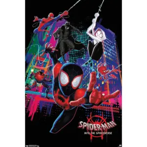 ALAYRA Marvel Spider-Man - Into The Spider-Verse - Group Wall Poster, 22.375" x 34", Premium Unframed Version 01