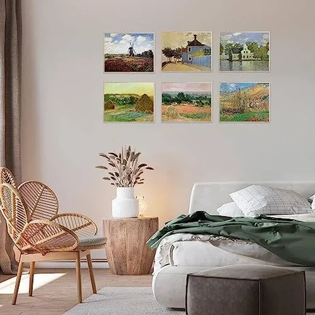 ALAYRA Master Painter Wall Art Decor Classical Canvas Prints Wall Art Exhibition Poster Famous Artist Decor Room Aesthetic Gallery Wall Decor (H Style, 11"x14" UNFRAMED) 01 - Image 2