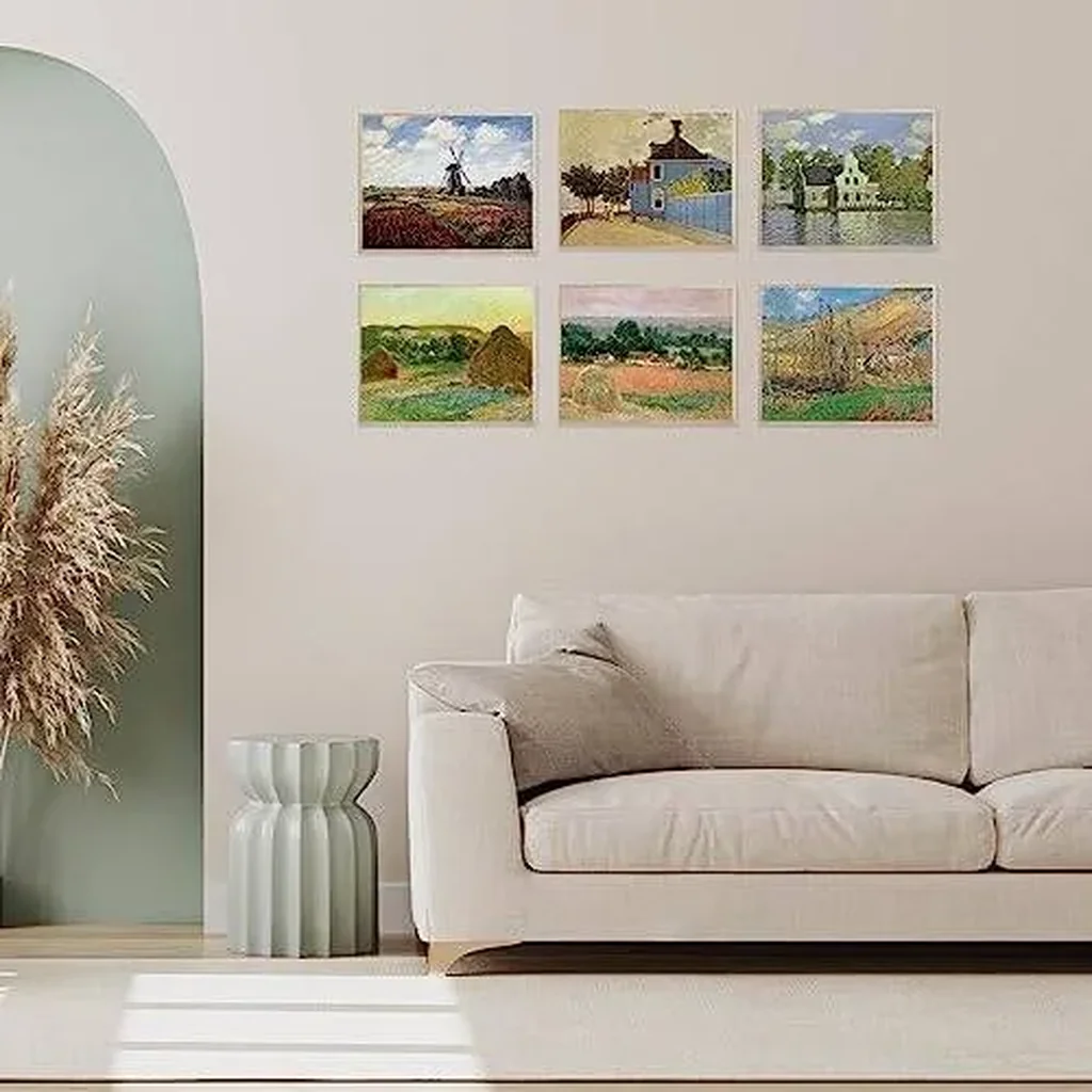 ALAYRA Master Painter Wall Art Decor Classical Canvas Prints Wall Art Exhibition Poster Famous Artist Decor Room Aesthetic Gallery Wall Decor (H Style, 11"x14" UNFRAMED) 01 - Image 3