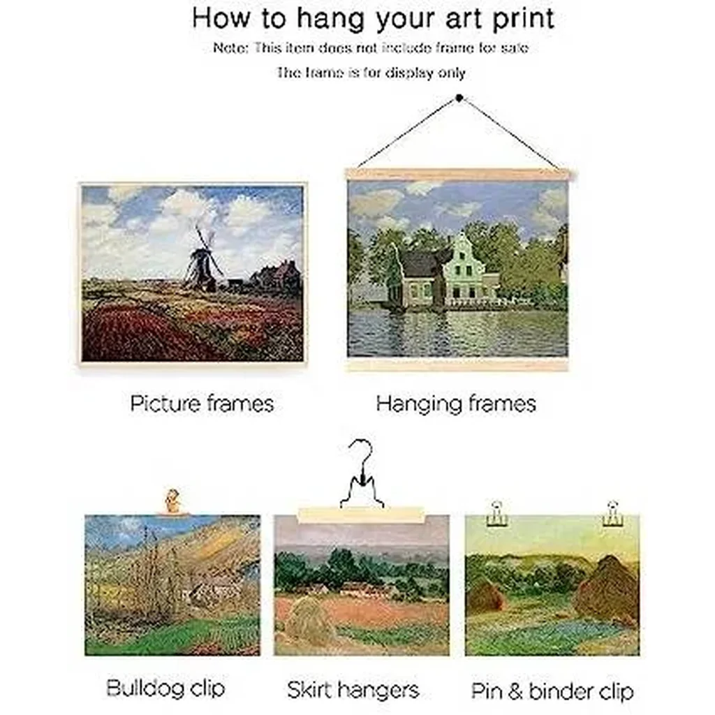 ALAYRA Master Painter Wall Art Decor Classical Canvas Prints Wall Art Exhibition Poster Famous Artist Decor Room Aesthetic Gallery Wall Decor (H Style, 11"x14" UNFRAMED) 01 - Image 5