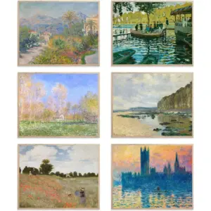 ALAYRA Master Painter Wall Art Decor Classical Canvas Prints Wall Art Exhibition Posters Famous Artist Decor Room Aesthetic Gallery Wall Decor (G Style, 11"x14" UNFRAMED) 01