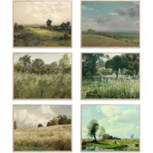 ALAYRA Master Painter Wall Art Decor Classical Canvas Prints Wall Art Exhibition Posters Famous Artist Decor Vintage Posters for Room Aesthetic Gallery Wall Decor (I Style, 8"x10" UNFRAMED) 01