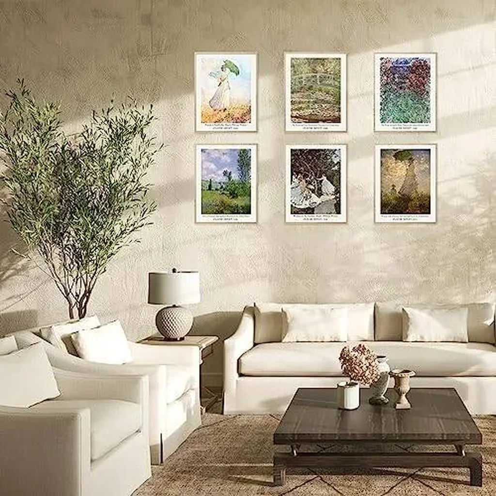 ALAYRA Master Painter Wall Art Decor Classical Canvas Prints Wall Art Exhibition Posters Famous Artist Room Aesthetic Gallery Wall Decor (f Style, 8"x10" UNFRAMED) 01 - Image 2