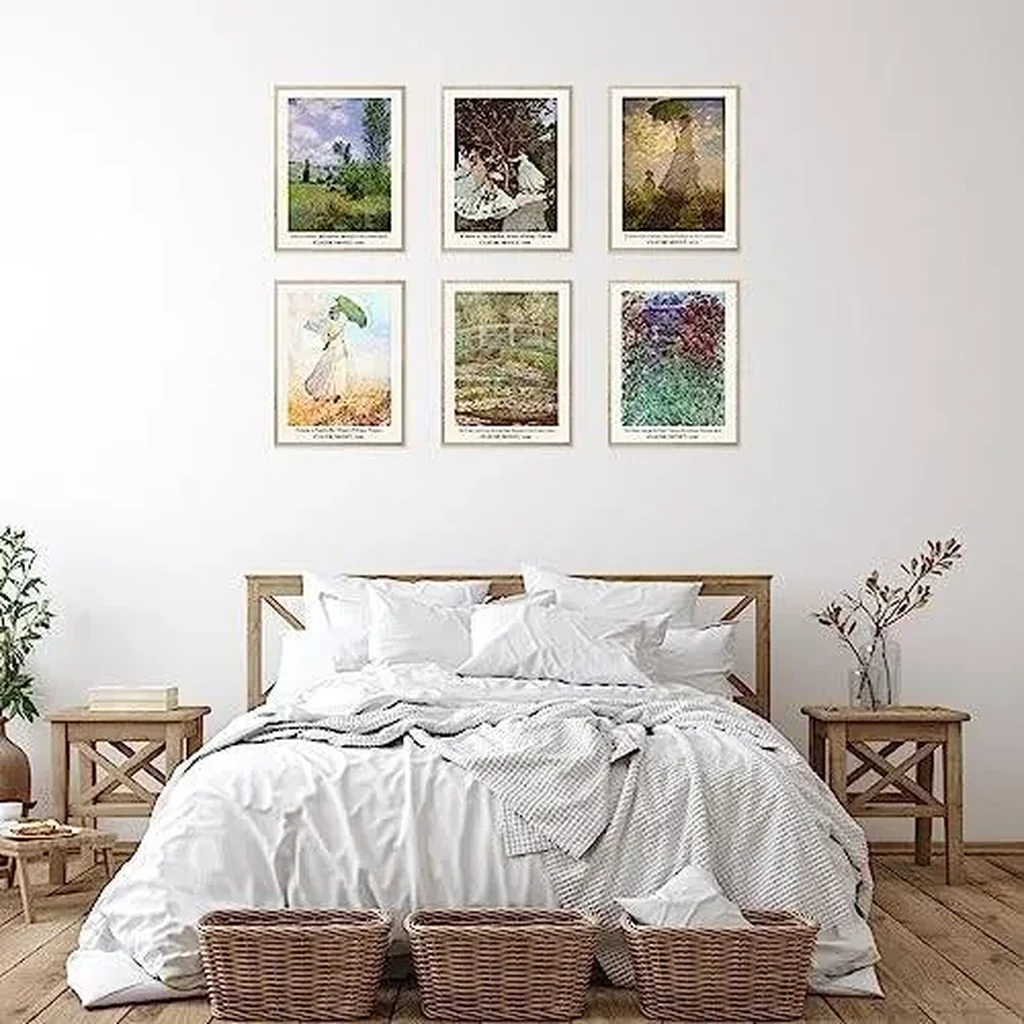 ALAYRA Master Painter Wall Art Decor Classical Canvas Prints Wall Art Exhibition Posters Famous Artist Room Aesthetic Gallery Wall Decor (f Style, 8"x10" UNFRAMED) 01 - Image 4