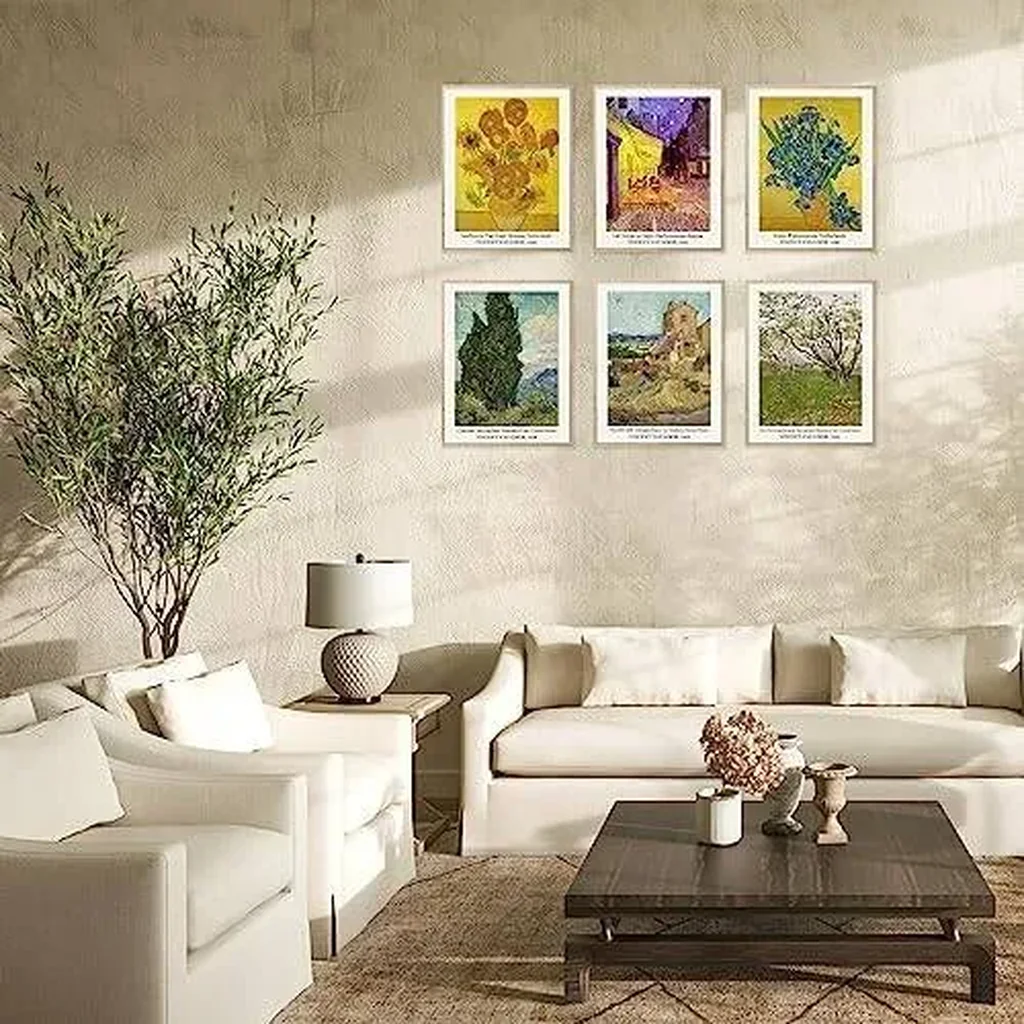ALAYRA Master Painter Wall Art Decor Vincent van Gogh Classical Canvas Prints Wall Art Exhibition Famous Artist Decor Room Aesthetic Gallery Wall Decor (C Style, 11"x14" UNFRAMED) 01 - Image 2