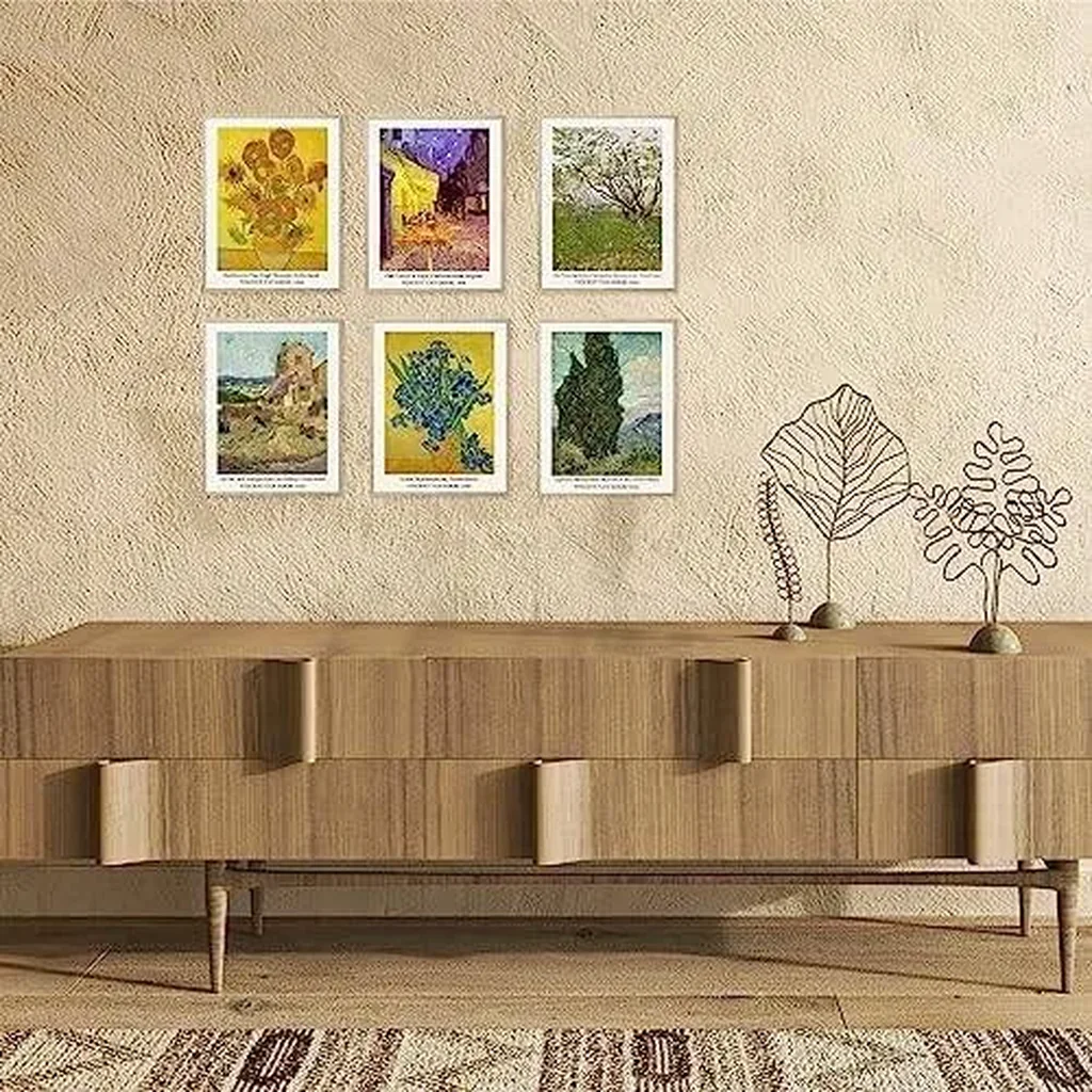 ALAYRA Master Painter Wall Art Decor Vincent van Gogh Classical Canvas Prints Wall Art Exhibition Famous Artist Decor Room Aesthetic Gallery Wall Decor (C Style, 11"x14" UNFRAMED) 01 - Image 4