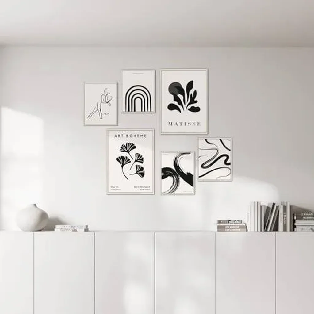ALAYRA Matisse Posters for Room Aesthetic, Minimalist Abstract Wall Poster, Matisse Wall Art Prints Exhibition Posters, Retro Room Decor Aesthetic Wall Decor for Bedroom Living Room Unframed 01 - Image 5