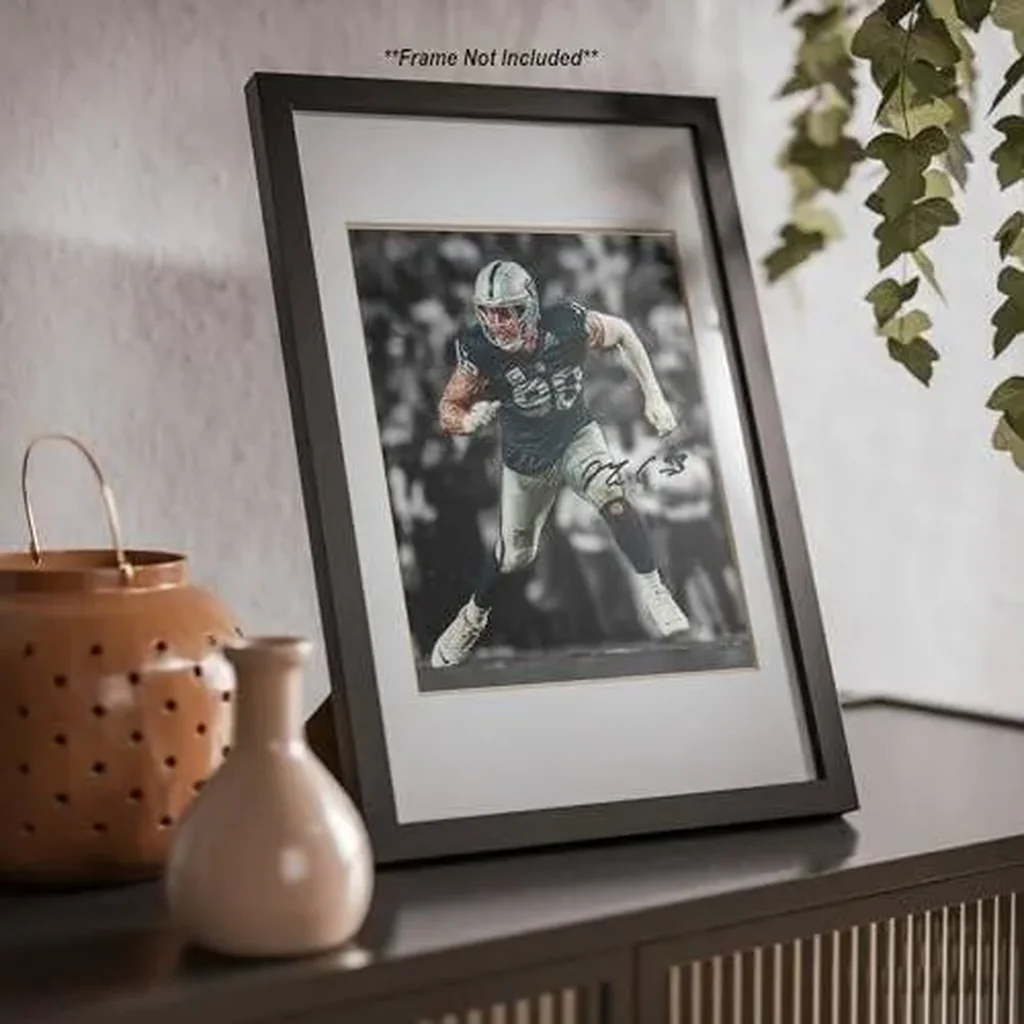 ALAYRA Maxx Crosby Signed Photo Autograph Print Wall Art Home Decor 01 - Image 4