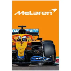 ALAYRA Mclaren poster Formular One Poster F1 Walls Canvas Car Posters Wall Art Canvas For Boys Room Vintage Unframe-style 12x18inch(30x45cm) 02