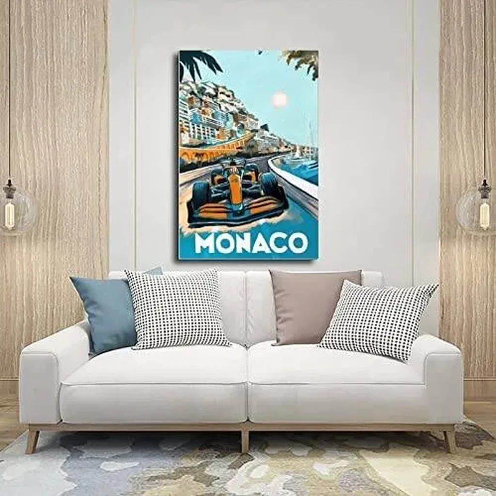 ALAYRA Mclaren poster Formular One Poster F1 Walls Canvas Car Posters Wall Art Canvas For Boys Room Vintage Unframe-style 16x24inch(40x60cm) 02 - Image 3