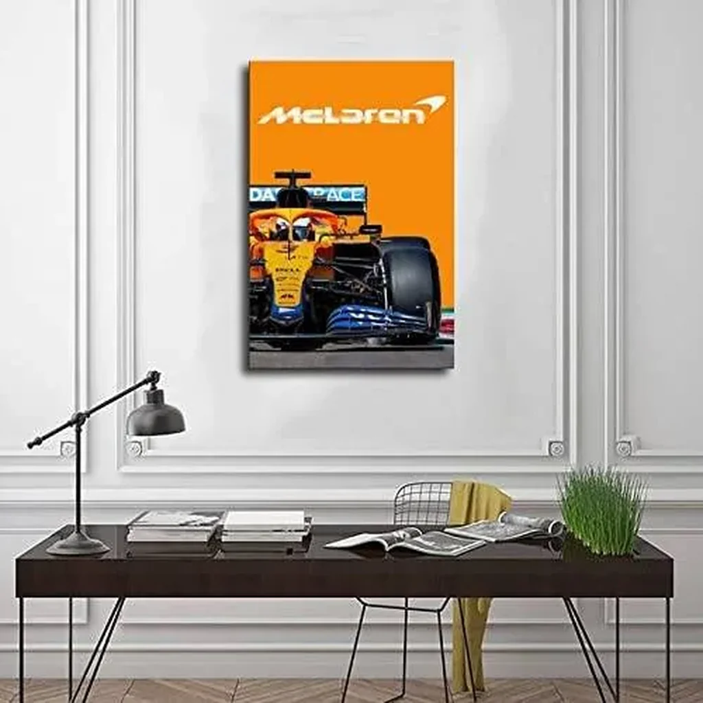 ALAYRA Mclaren poster Formular One Poster F1 Walls Canvas Car Posters Wall Art Canvas For Boys Room Vintage Unframe-style 16x24inch(40x60cm) 03 - Image 2
