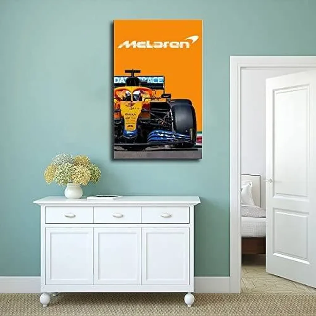 ALAYRA Mclaren poster Formular One Poster F1 Walls Canvas Car Posters Wall Art Canvas For Boys Room Vintage Unframe-style 16x24inch(40x60cm) 03 - Image 3